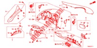 INSTRUMENT, ZIERSTUECK (COTE DE CONDUCTEUR) (RH) für Honda CIVIC TOURER DIESEL 1.6 EX 5 Türen 6 gang-Schaltgetriebe 2015