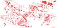 INSTRUMENT, ZIERSTUECK (COTE DE PASSAGER) (RH) für Honda CIVIC TOURER DIESEL 1.6 EX 5 Türen 6 gang-Schaltgetriebe 2015