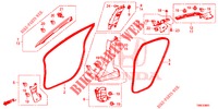 SAEULENZIERSTUECK (RH) für Honda CIVIC TOURER DIESEL 1.6 EX 5 Türen 6 gang-Schaltgetriebe 2015