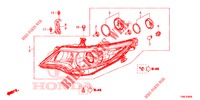 SCHEINWERFER  für Honda CIVIC TOURER DIESEL 1.6 EX 5 Türen 6 gang-Schaltgetriebe 2015