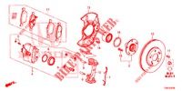 VORDERRADBREMSE  für Honda CIVIC TOURER DIESEL 1.6 EX 5 Türen 6 gang-Schaltgetriebe 2015