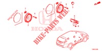ANTENNE/LAUTSPRECHER  für Honda CIVIC TOURER DIESEL 1.6 EXGT 5 Türen 6 gang-Schaltgetriebe 2015