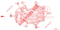 GUMMITUELLE (INFERIEUR) für Honda CIVIC TOURER DIESEL 1.6 EXGT 5 Türen 6 gang-Schaltgetriebe 2015
