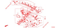 HECKKLAPPENVERKLEIDUNG/ TAFELVERKLEIDUNG, HINTEN(2D)  für Honda CIVIC TOURER DIESEL 1.6 EXGT 5 Türen 6 gang-Schaltgetriebe 2015