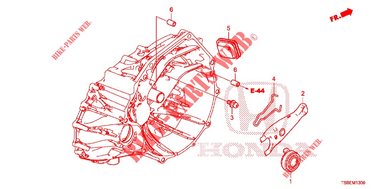 KUPPLUNGSFREIGABE (DIESEL) für Honda CIVIC TOURER DIESEL 1.6 EXGT 5 Türen 6 gang-Schaltgetriebe 2015