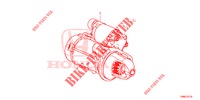 ANLASSER (DIESEL) (DENSO) für Honda CIVIC TOURER DIESEL 1.6 SE 5 Türen 6 gang-Schaltgetriebe 2015
