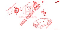 ANTENNE/LAUTSPRECHER  für Honda CIVIC TOURER DIESEL 1.6 SE 5 Türen 6 gang-Schaltgetriebe 2015