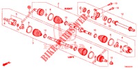 ANTRIEBSWELLE, VORNE/HALBWELLE (DIESEL) für Honda CIVIC TOURER DIESEL 1.6 SE 5 Türen 6 gang-Schaltgetriebe 2015