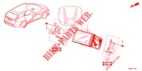 EINBAUSATZ F. RNS2  für Honda CIVIC TOURER DIESEL 1.6 SE 5 Türen 6 gang-Schaltgetriebe 2015