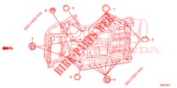 GUMMITUELLE (INFERIEUR) für Honda CIVIC TOURER DIESEL 1.6 SE 5 Türen 6 gang-Schaltgetriebe 2015