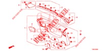 HECKKLAPPENVERKLEIDUNG/ TAFELVERKLEIDUNG, HINTEN(2D)  für Honda CIVIC TOURER DIESEL 1.6 SE 5 Türen 6 gang-Schaltgetriebe 2015