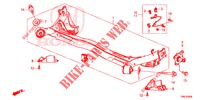 HINTERRADACHSE  für Honda CIVIC TOURER DIESEL 1.6 SE 5 Türen 6 gang-Schaltgetriebe 2015