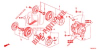 KLIMAANLAGE (COMPRESSEUR) (DIESEL) für Honda CIVIC TOURER DIESEL 1.6 SE 5 Türen 6 gang-Schaltgetriebe 2015