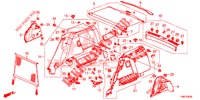 KOFFERRAUM SEITENVERKL.  für Honda CIVIC TOURER DIESEL 1.6 SE 5 Türen 6 gang-Schaltgetriebe 2015