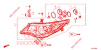 SCHEINWERFER  für Honda CIVIC TOURER DIESEL 1.6 SE 5 Türen 6 gang-Schaltgetriebe 2015