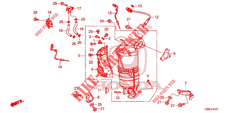 DREHMOMENTWANDLER (DIESEL) (2) für Honda CIVIC TOURER DIESEL 1.6 SE 5 Türen 6 gang-Schaltgetriebe 2015