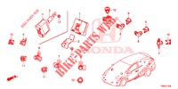 EINPARKSENSOR  für Honda CIVIC TOURER DIESEL 1.6 ES 5 Türen 6 gang-Schaltgetriebe 2016