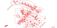 HECKKLAPPENVERKLEIDUNG/ TAFELVERKLEIDUNG, HINTEN(2D)  für Honda CIVIC TOURER DIESEL 1.6 ES 5 Türen 6 gang-Schaltgetriebe 2016