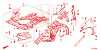 KOTFLUEGEL, VORNE  für Honda CIVIC TOURER DIESEL 1.6 ES 5 Türen 6 gang-Schaltgetriebe 2016