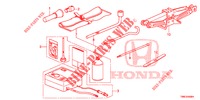WERKZEUGE/WAGENHEBER  für Honda CIVIC TOURER DIESEL 1.6 ES 5 Türen 6 gang-Schaltgetriebe 2016