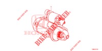 ANLASSER (DIESEL) (DENSO) für Honda CIVIC TOURER DIESEL 1.6 EXGT 5 Türen 6 gang-Schaltgetriebe 2016