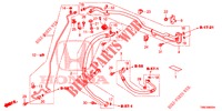 KLIMAANLAGE (FLEXIBLES/TUYAUX) (DIESEL) (RH) für Honda CIVIC TOURER DIESEL 1.6 EXGT 5 Türen 6 gang-Schaltgetriebe 2016