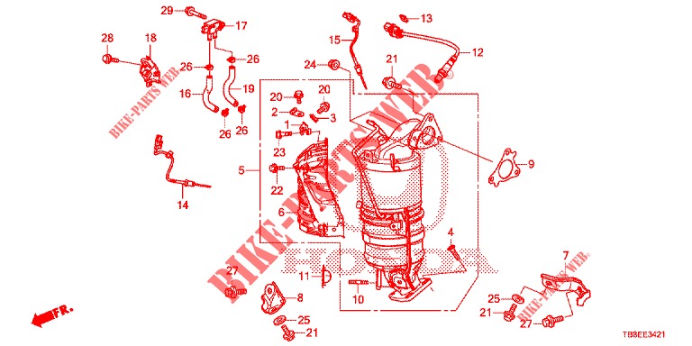 DREHMOMENTWANDLER (DIESEL) (2) für Honda CIVIC TOURER DIESEL 1.6 EXGT 5 Türen 6 gang-Schaltgetriebe 2016