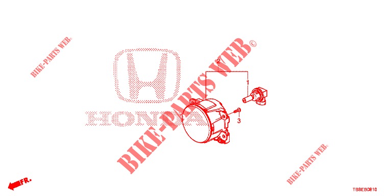 NEBELSCHEINWERFER  für Honda CIVIC TOURER DIESEL 1.6 EXGT 5 Türen 6 gang-Schaltgetriebe 2016