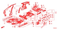 BODEN/INNENBLECHE  für Honda CIVIC TOURER DIESEL 1.6 ES 5 Türen 6 gang-Schaltgetriebe 2017