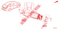 EINBAUSATZ F. RNS2  für Honda CIVIC TOURER DIESEL 1.6 ES 5 Türen 6 gang-Schaltgetriebe 2017