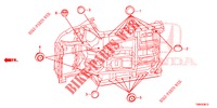 GUMMITUELLE (INFERIEUR) für Honda CIVIC TOURER DIESEL 1.6 ES 5 Türen 6 gang-Schaltgetriebe 2017