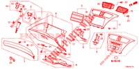 INSTRUMENT, ZIERSTUECK (COTE DE PASSAGER) (RH) für Honda CIVIC TOURER DIESEL 1.6 ES 5 Türen 6 gang-Schaltgetriebe 2017