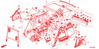 KOFFERRAUM SEITENVERKL.  für Honda CIVIC TOURER DIESEL 1.6 ES 5 Türen 6 gang-Schaltgetriebe 2017