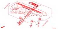 MOTORABDECKUNG (DIESEL) für Honda CIVIC TOURER DIESEL 1.6 ES 5 Türen 6 gang-Schaltgetriebe 2017