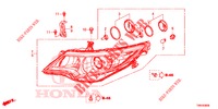 SCHEINWERFER  für Honda CIVIC TOURER DIESEL 1.6 ES 5 Türen 6 gang-Schaltgetriebe 2017