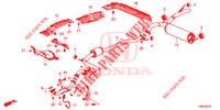 AUSPUFFROHR/SCHALLDAEMPFER (DIESEL) für Honda CIVIC TOURER DIESEL 1.6 EX 5 Türen 6 gang-Schaltgetriebe 2017