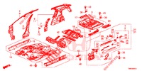 BODEN/INNENBLECHE  für Honda CIVIC TOURER DIESEL 1.6 EX 5 Türen 6 gang-Schaltgetriebe 2017