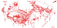INSTRUMENTENBRETT, OBEN (RH) für Honda CIVIC TOURER DIESEL 1.6 EX 5 Türen 6 gang-Schaltgetriebe 2017