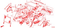 KOFFERRAUM SEITENVERKL.  für Honda CIVIC TOURER DIESEL 1.6 EX 5 Türen 6 gang-Schaltgetriebe 2017