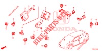 EINPARKSENSOR  für Honda CIVIC TOURER DIESEL 1.6 EXGT 5 Türen 6 gang-Schaltgetriebe 2017