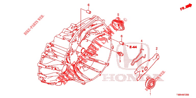 KUPPLUNGSFREIGABE (DIESEL) für Honda CIVIC TOURER DIESEL 1.6 EXGT 5 Türen 6 gang-Schaltgetriebe 2017