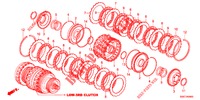 KUPPLUNG (BAS TROISIEME) (2.0L) für Honda CR-V 2.0 ES 5 Türen 5 gang automatikgetriebe 2012