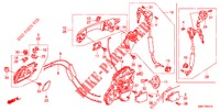 TUERSCHLOESSER, VORNE/AEUSSERER GRIFF (1) für Honda CR-V 2.0 ES 5 Türen 5 gang automatikgetriebe 2012