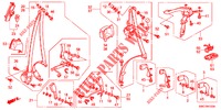 VORDERSITZ/SITZGURTE  für Honda CR-V 2.0 ES 5 Türen 5 gang automatikgetriebe 2012