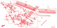 WINDSCHUTZSCHEIBENWISCHER (RH) für Honda CR-V 2.0 ES 5 Türen 5 gang automatikgetriebe 2012