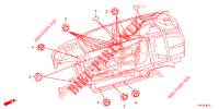 GUMMITUELLE (INFERIEUR) für Honda CR-V HYBRID 2.0 BASE 5 Türen E-CVT 2020