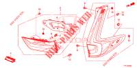 HECKLEUCHTE/KENNZEICHENBELEUCHTUNG  für Honda CR-V HYBRID 2.0 BASE 5 Türen E-CVT 2020