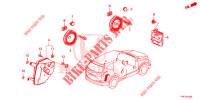 LAUTSPRECHER  für Honda CR-V HYBRID 2.0 BASE 5 Türen E-CVT 2020