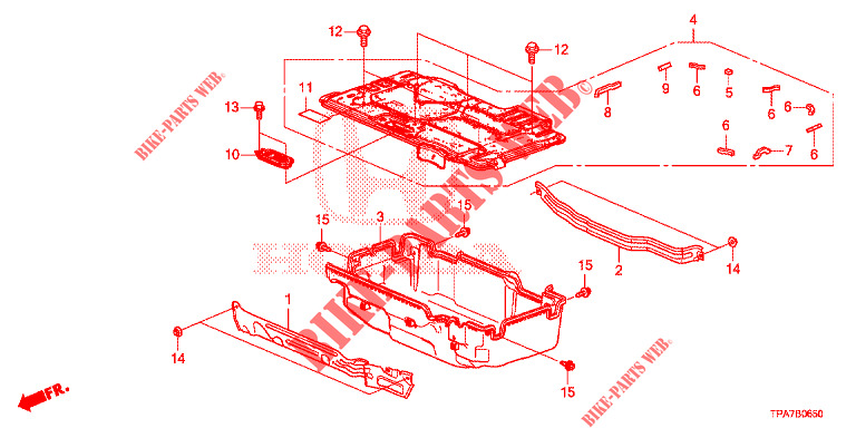     COUVERCLE IPU für Honda CR-V HYBRID 2.0 BASE 5 Türen E-CVT 2020