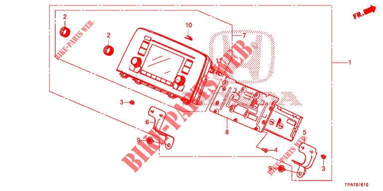 AUDIOEINHEIT (1) für Honda CR-V HYBRID 2.0 BASE 5 Türen E-CVT 2020
